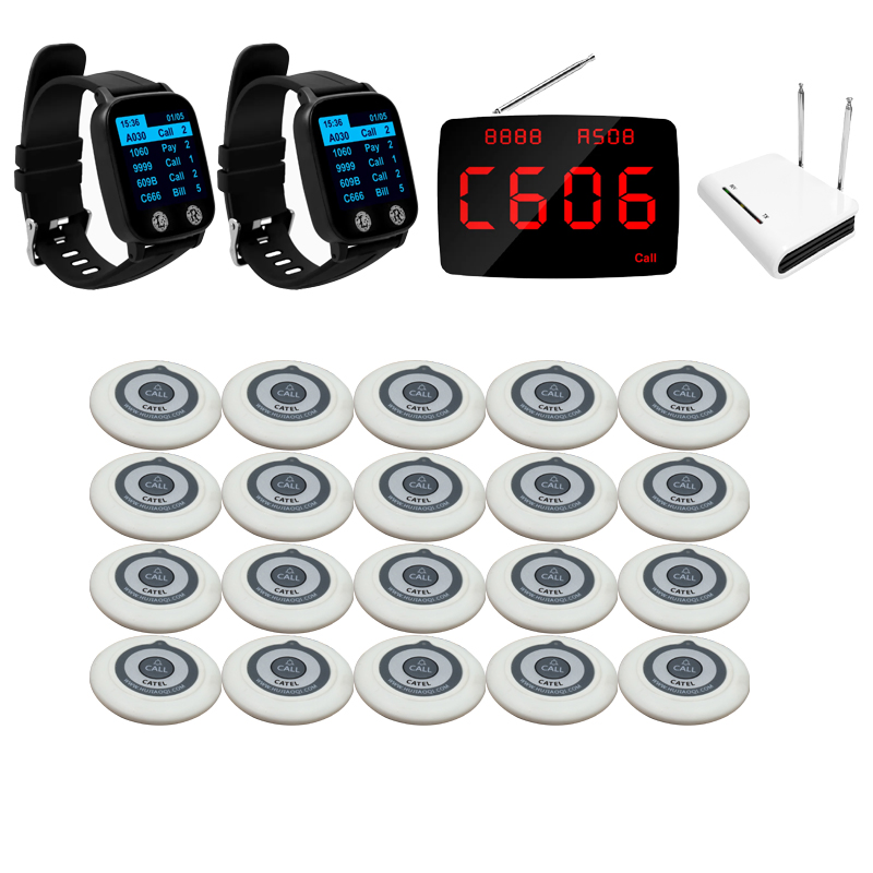 Catel Long Range Service Caller with Waterproof Receiver & Signal Booster