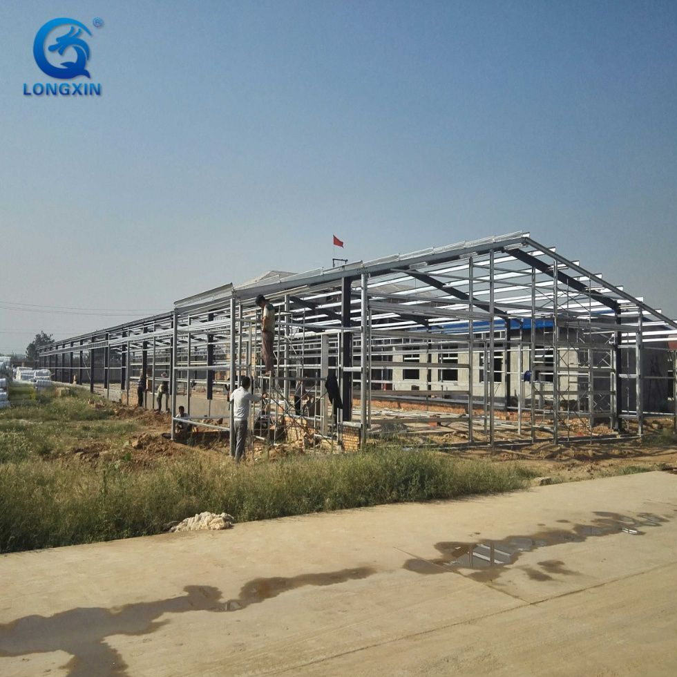 Economic Farm Barn Chicken Sheep Cattle Pig Horse Prefabricated Building Metal Workshop Factory Warehouse Steel Structure Farm Shed