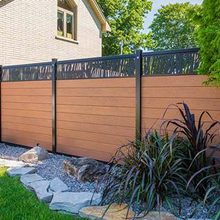 Grey, Brown, Coffee or Customized WPC China Wholesale DIY Fence