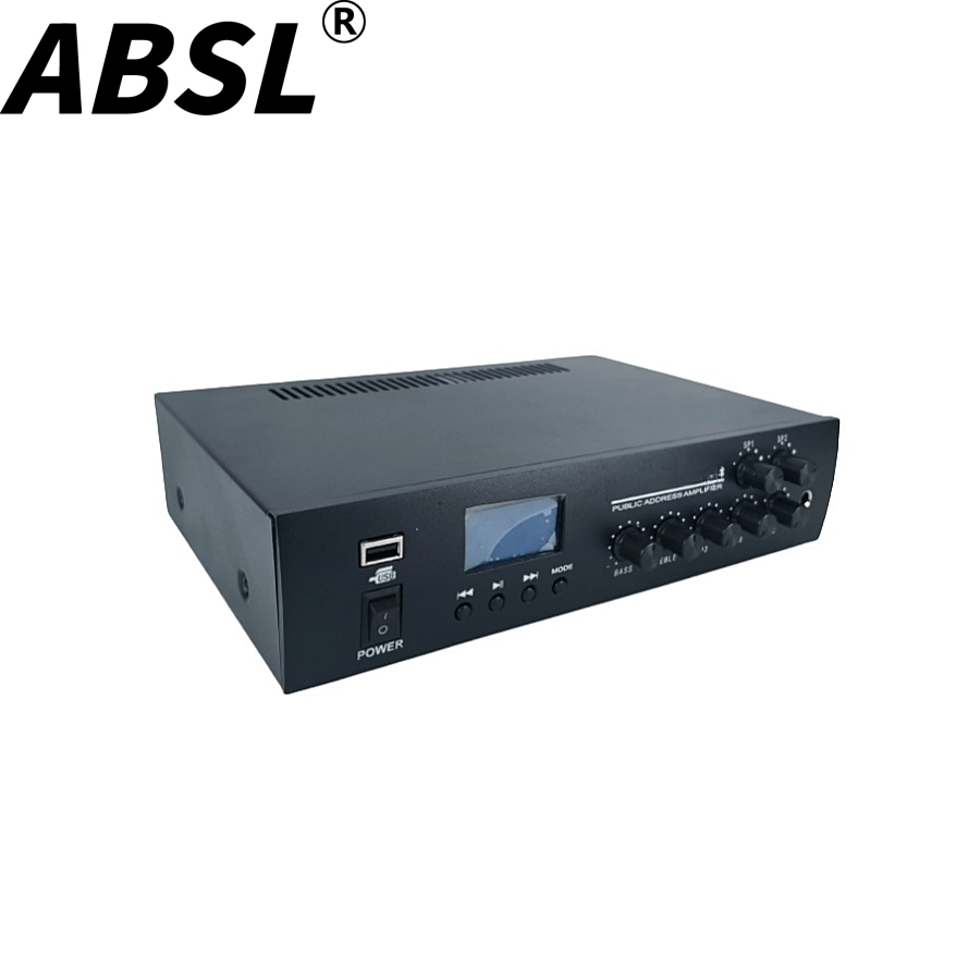 80W 2zones Integrated Power Amplifier Mixer Audio Power Amplifier with Cheap Price