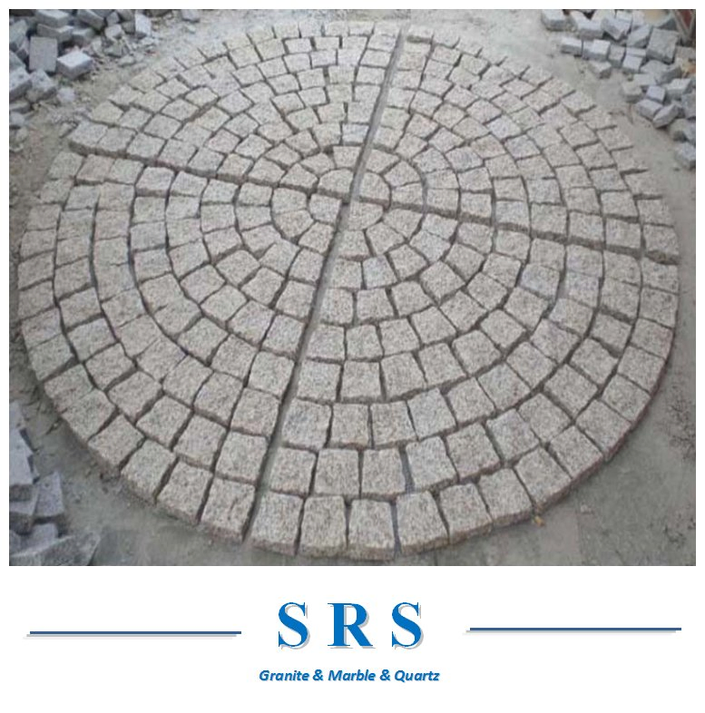 Granite/Basalt/Slate/Bluestone Cobble Stone Cubestone for Walkway/Driveway/Parking Pavers/Paving