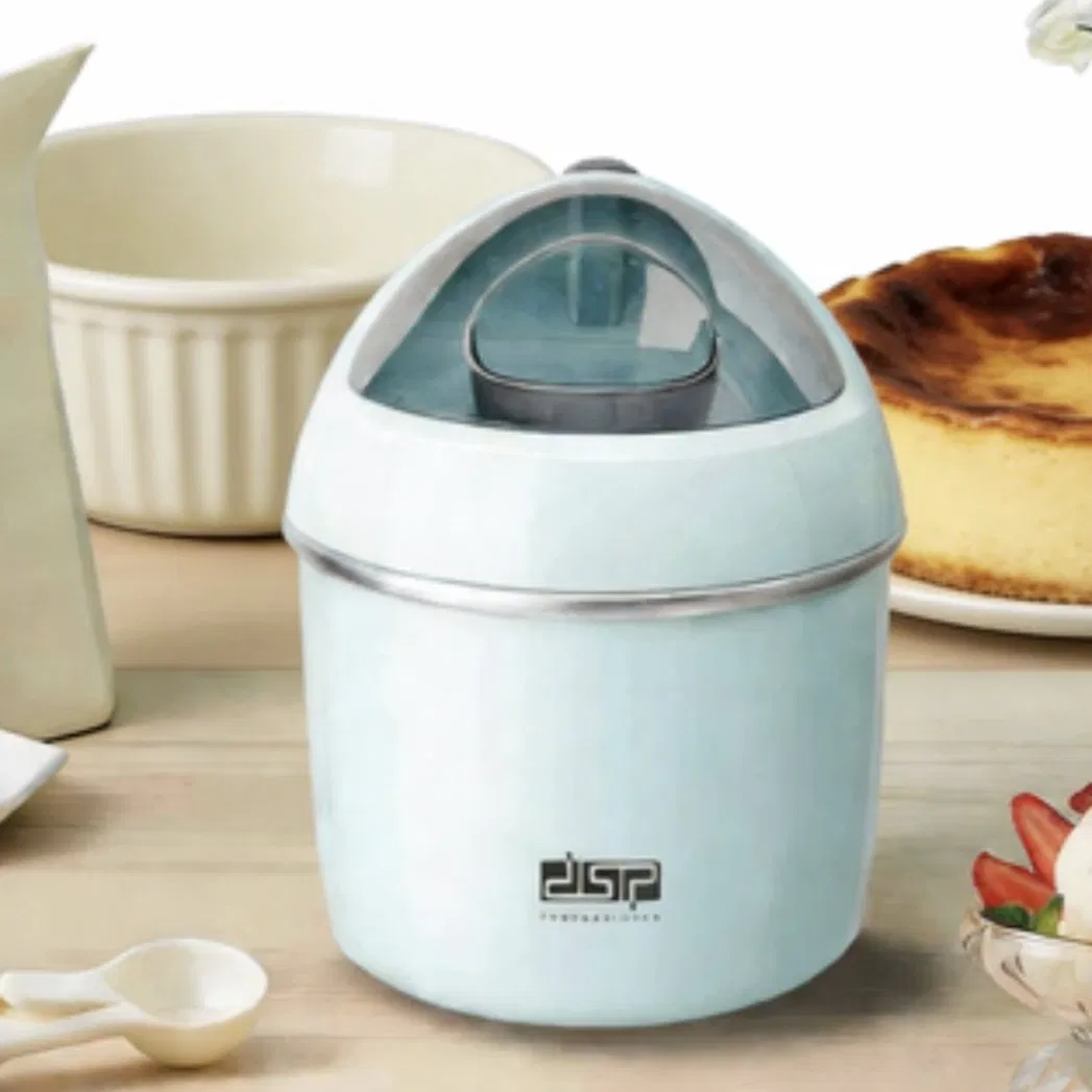 Electric Ice Cream and Yogurt Maker Machine One-Touch Operation