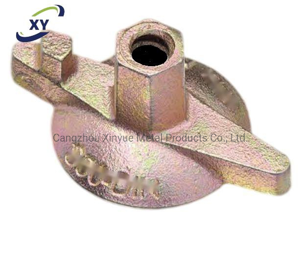 Building Material Formwork System Accessory Tie Rod Wing Nut Three Wings Iron Nut Anchor Nut Plate Nut