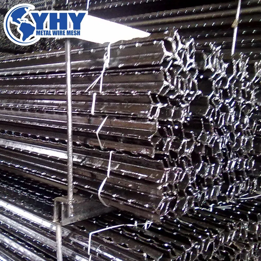Wholesale 2.04kg/M 1.8m Metal Grassland Y Post with Teeth