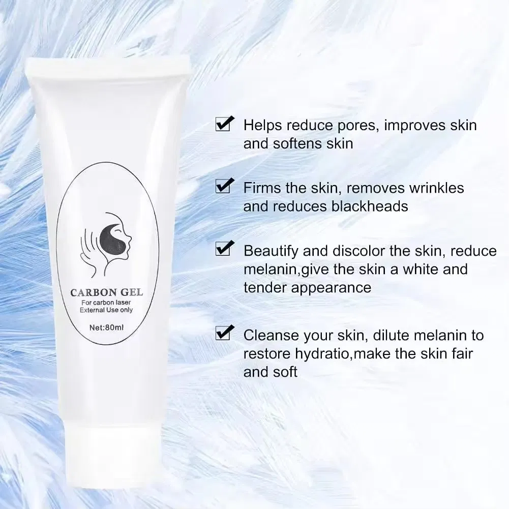 Laser Carbon Peel Gel - 80ml Deep Cleaning & Skin Rejuvenation Cream for Facial & Body Whitening Care