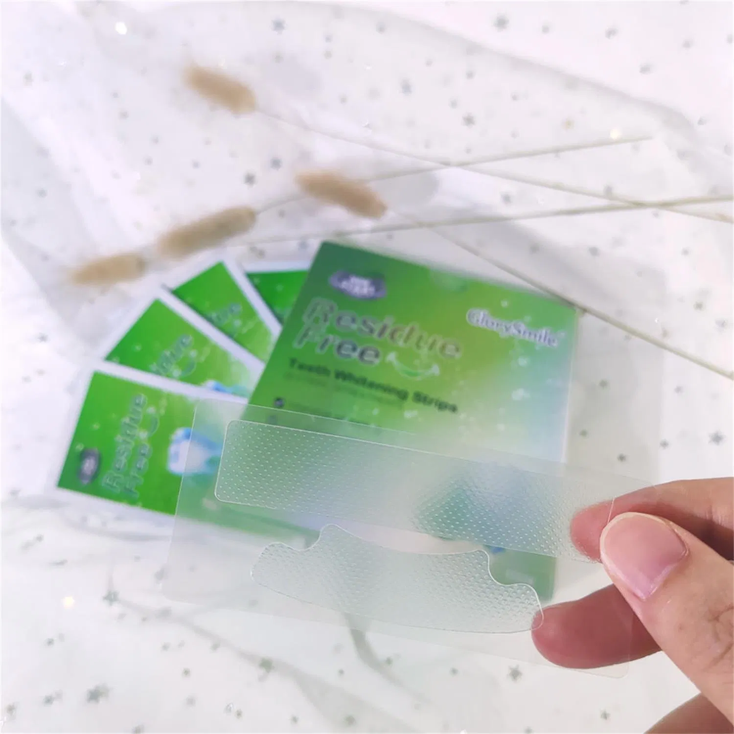 Glorysmile Teeth Whitening 6% Peroxide Mint Flavor Dental Bleaching Customized Teeth Whitening Strips