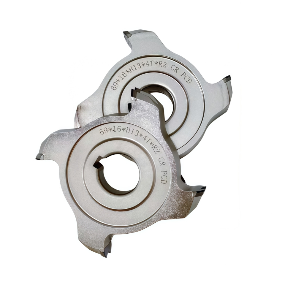 Machining Accessories PCD Diamond Trimming Cutter Is Used in Woodworking Edge Banding Machine