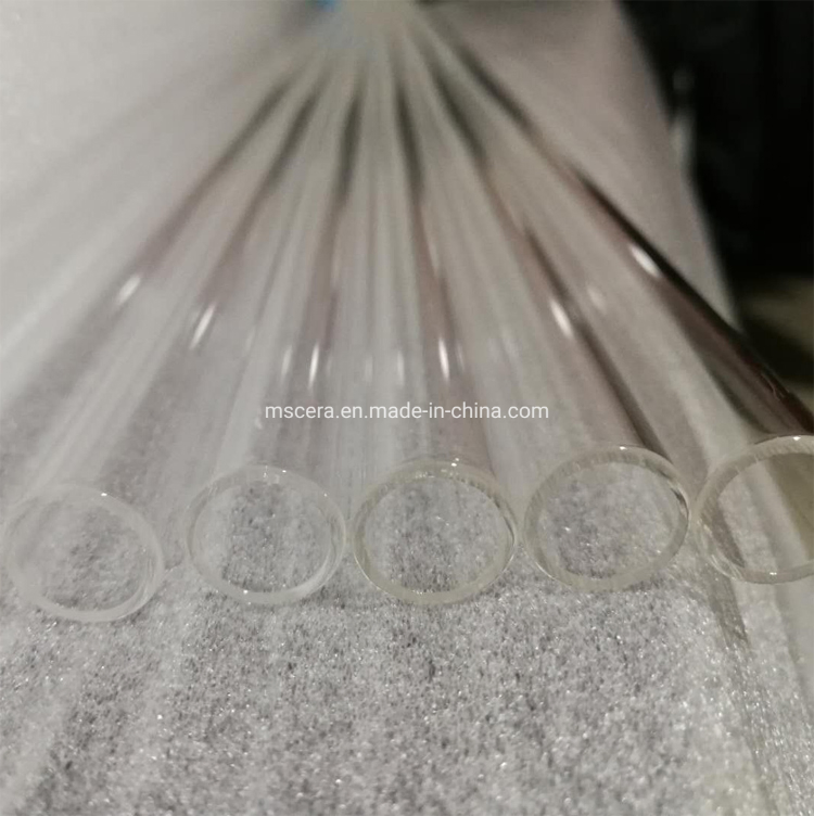 Кварцевая труба огнеупорная из плавленого кварца