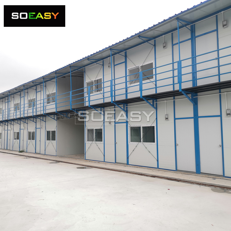 Steel Structure Sandwich Panel Easy Assemble Prefab House for Dormitory/School
