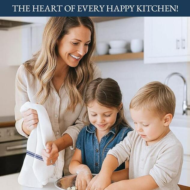 Premium 100% Cotton Quick-Drying Kitchen Towels for Home Use