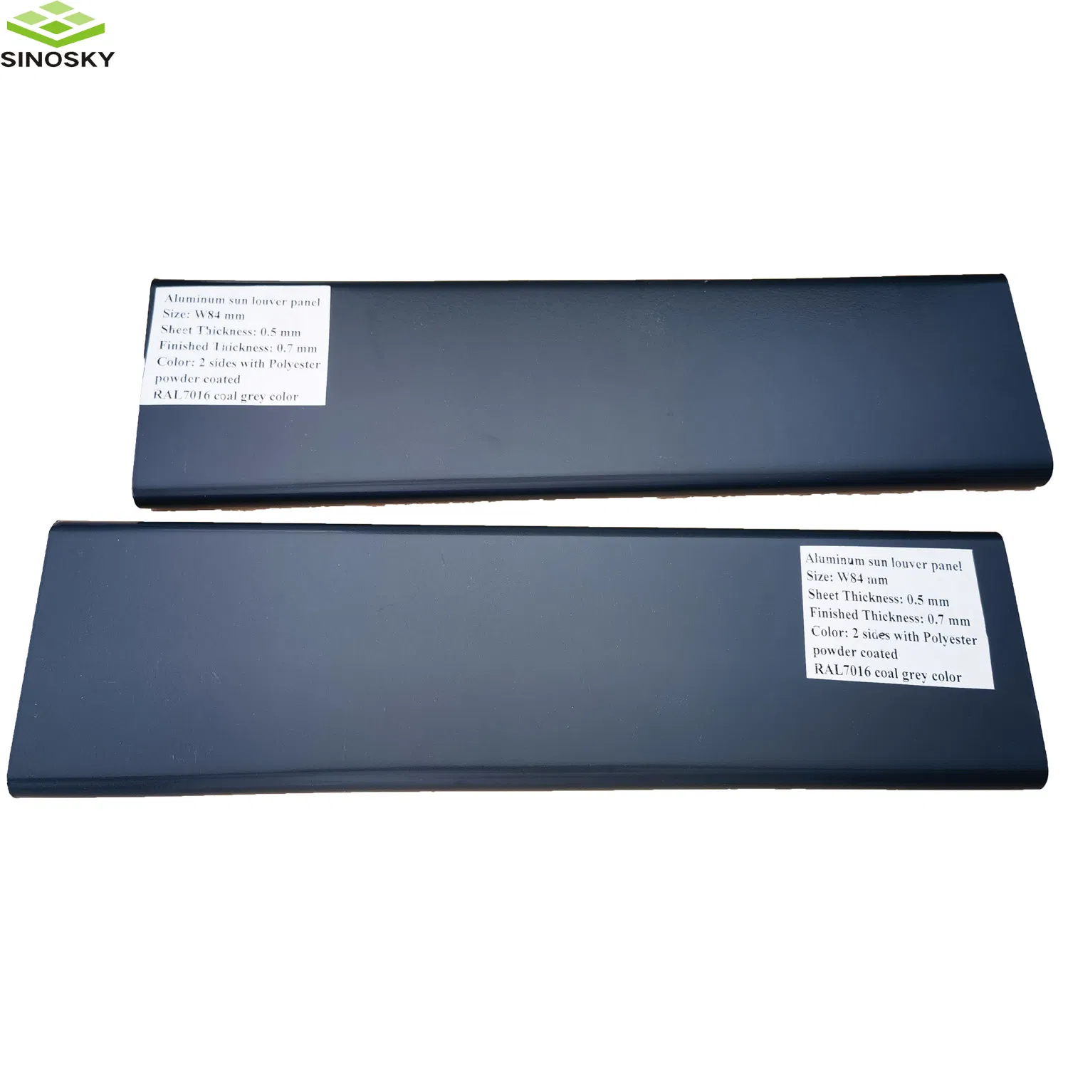 Curtain Wall Motorized Aluminum Sun Louver