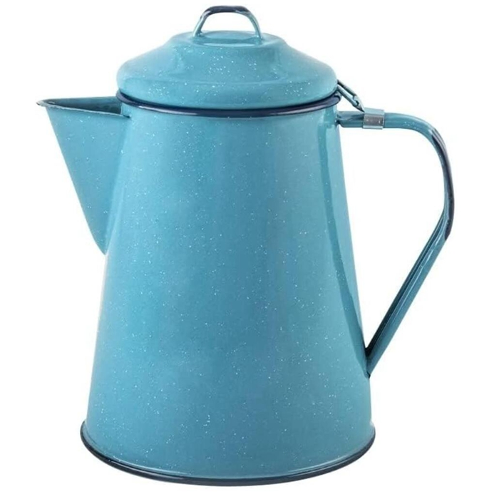 Enamel Coffee Pot with Handle Campfire Teapot Boiler