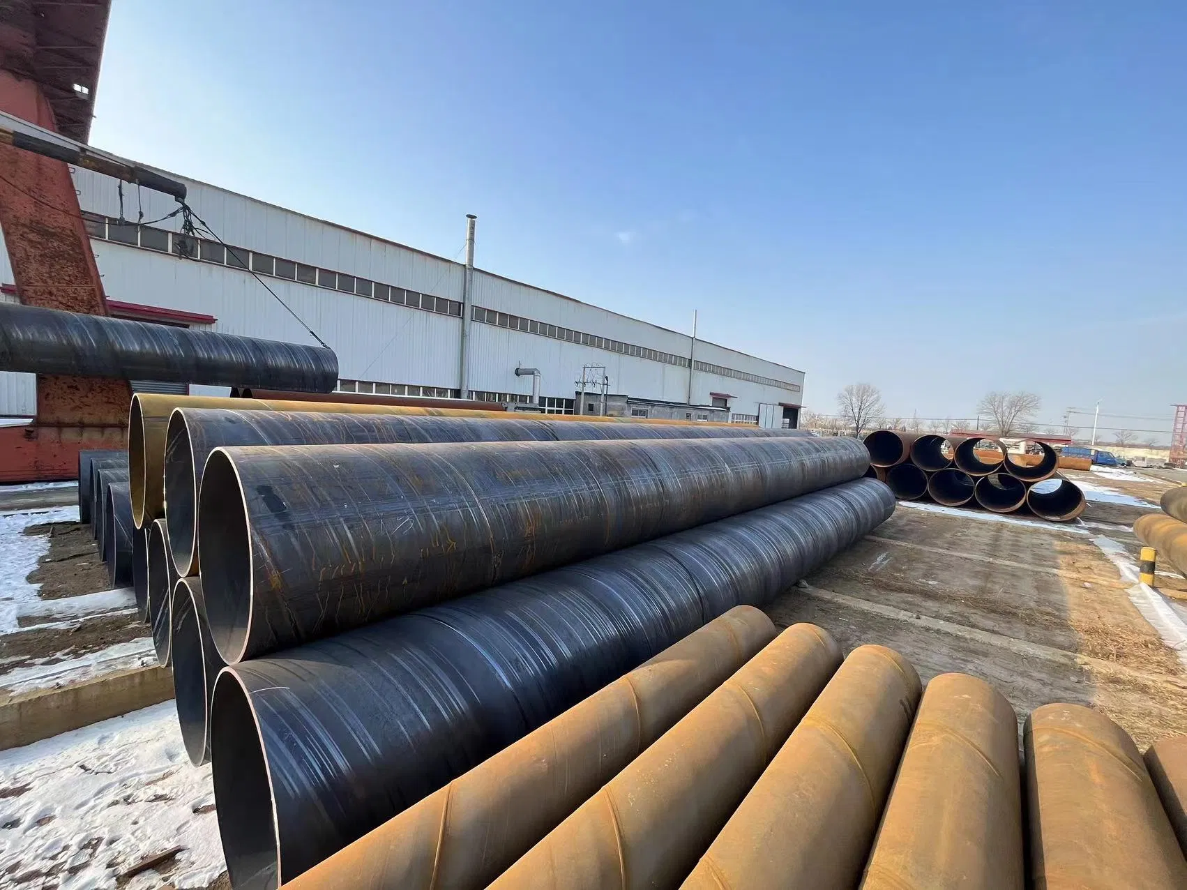 En10219-2 / En10210-2 S355j0 SSAW Steel Pipe / Tubular Pile