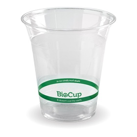Eco Biodegradable Juice Milk Shake Cold Drinking Clear 16oz Disposable Plastic PLA Cups with Lids and Straws