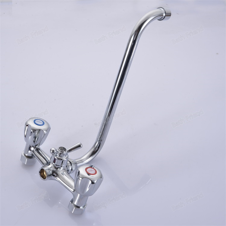 Bathroom Shower Bathtub Faucet 2 Function Long Spout Shower Russia Feature