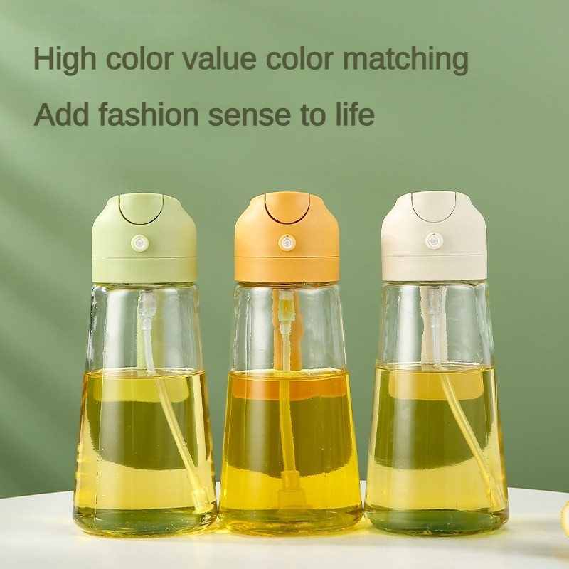 Glass Oil Sprayer Bottle Precise Control for Healthy Cooking Kitchen Essential