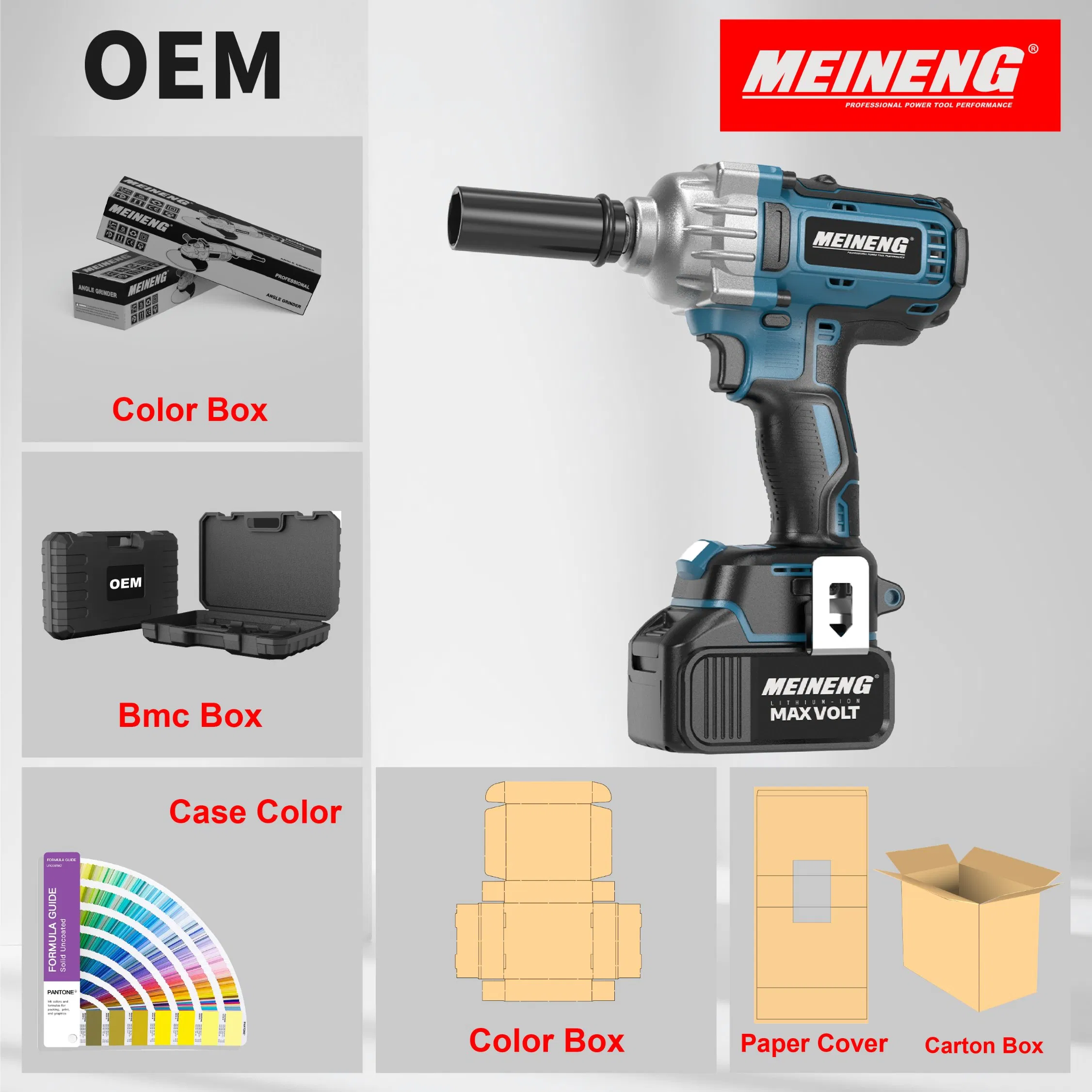 Беспроводной гайковерт PowerMax 8500, 580 Нм