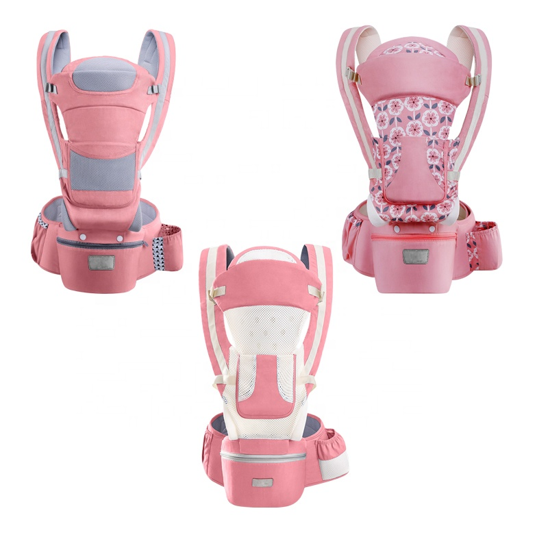 Newest Type for All Seasons with Hip Seat Baby Backpack Carrier