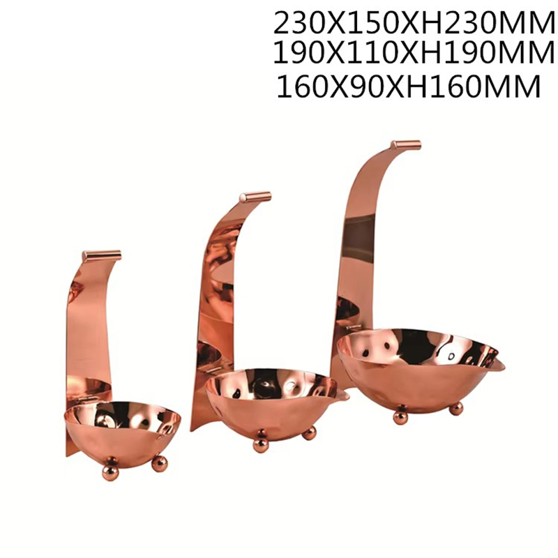 Stainless Steel Hammer Point Juice Cup KTV Buffet Salad Snack Bowl Restaurant Seasoning Cold Meal Plate