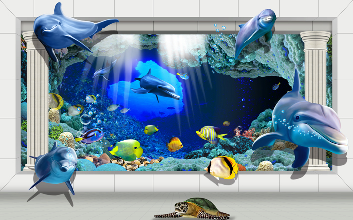 3D Painting Porcelain Tiles