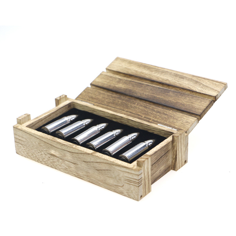 Hot Selling 3 Colors Available Bar Natural Whisky Ice Stone Quartz Set, Can Be Added in Cocktail Smoker Kit