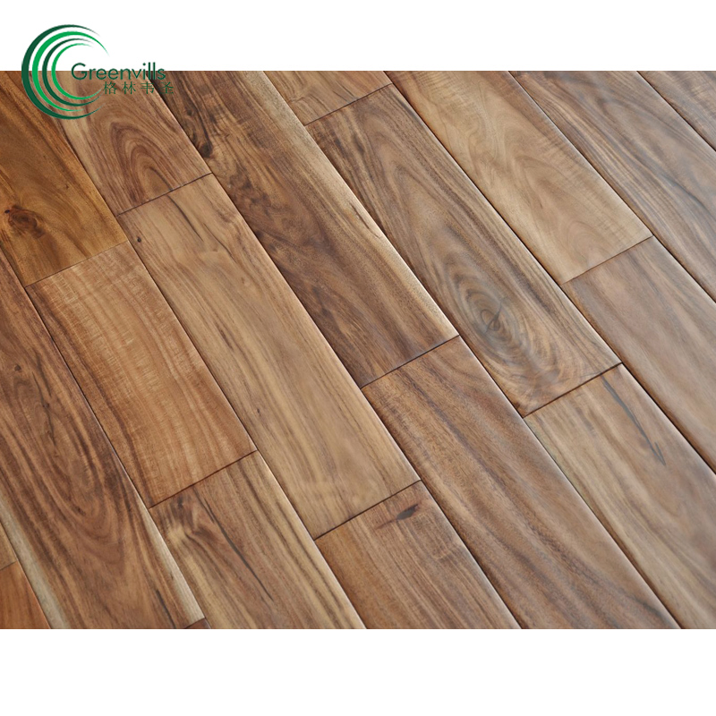 Natural Solid Acacia Hardwood Flooring/Solid Wood Flooring with CE