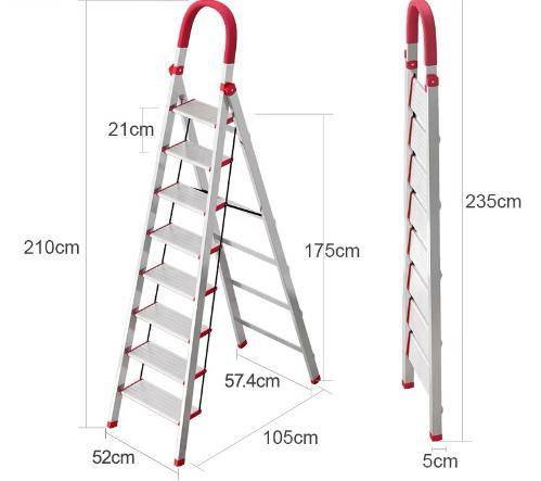Steps Stainless Steel Foldable Ladder Low Prices