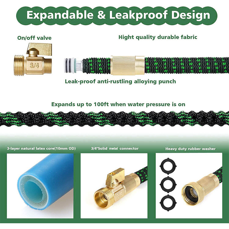Садовый шланг расширяемый гибкий 15-30 метров