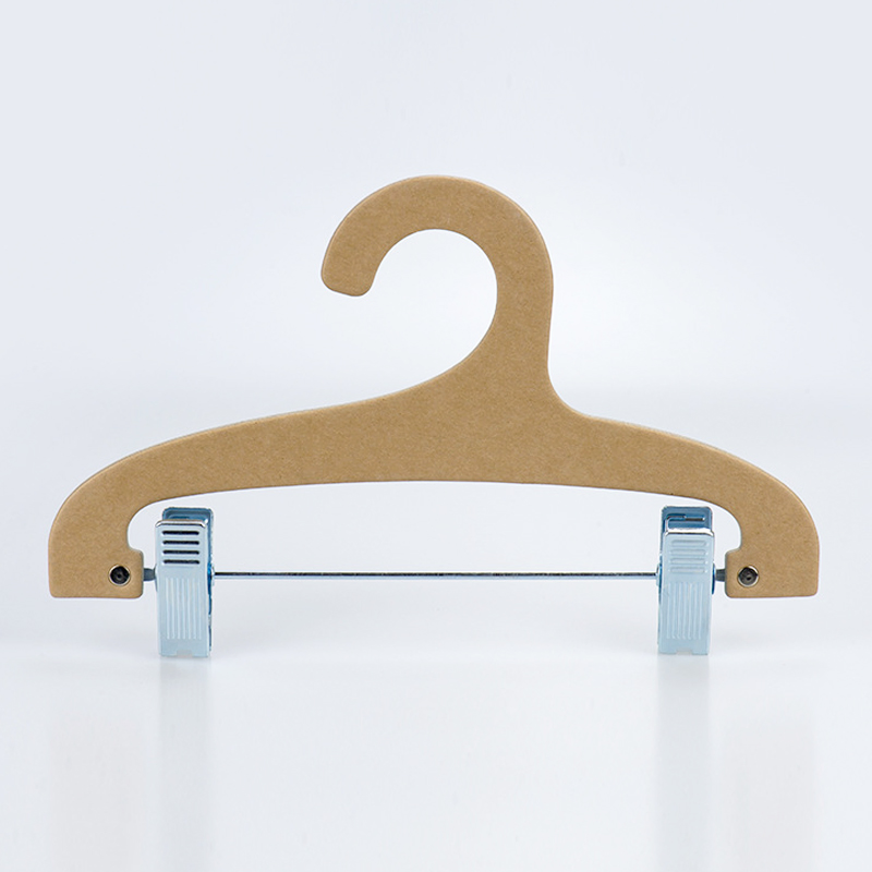 Factory Custom Design Boutique Paper Clothing Hangers Eco-Friendly Cardboard Pants Hanger