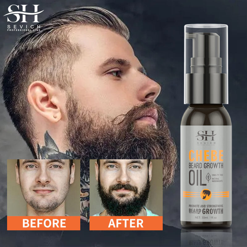 Private Label Natural Chebe Powder Vegan Smooth Hair Oil Men Care Beard Growth Oil for Hair Growth
