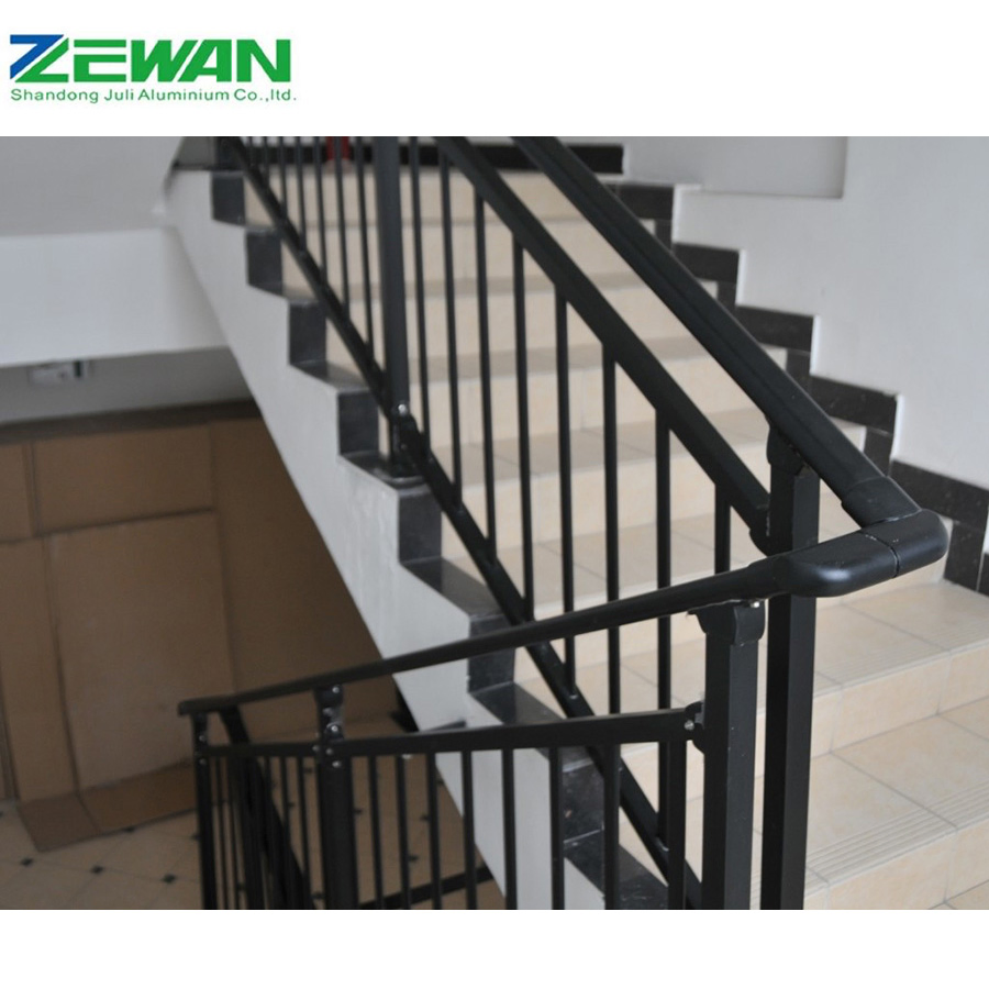 Aluminium Alloy Safety Baluster Glass Balustrade Modern Design Aluminum Stair Handrail Guardrail Railing for Outdoor Indoor Staircase/ Balcony/Corridor / Vill