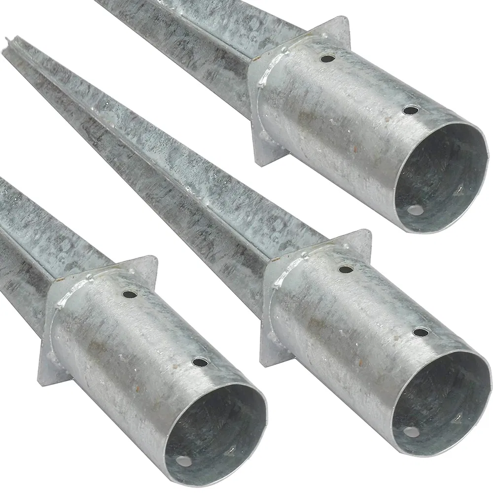 Besto Have Little Environmental Impact and Galvanized Steel Round Post Anchor