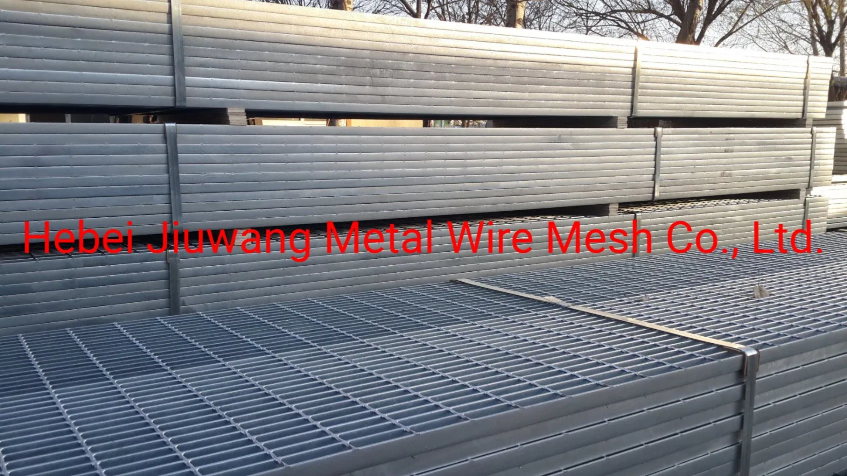 Light Steel Structure Welded Flat Bar Steel Grating for Power Station Platform Perforated Metal Walkway Industrial Walkways