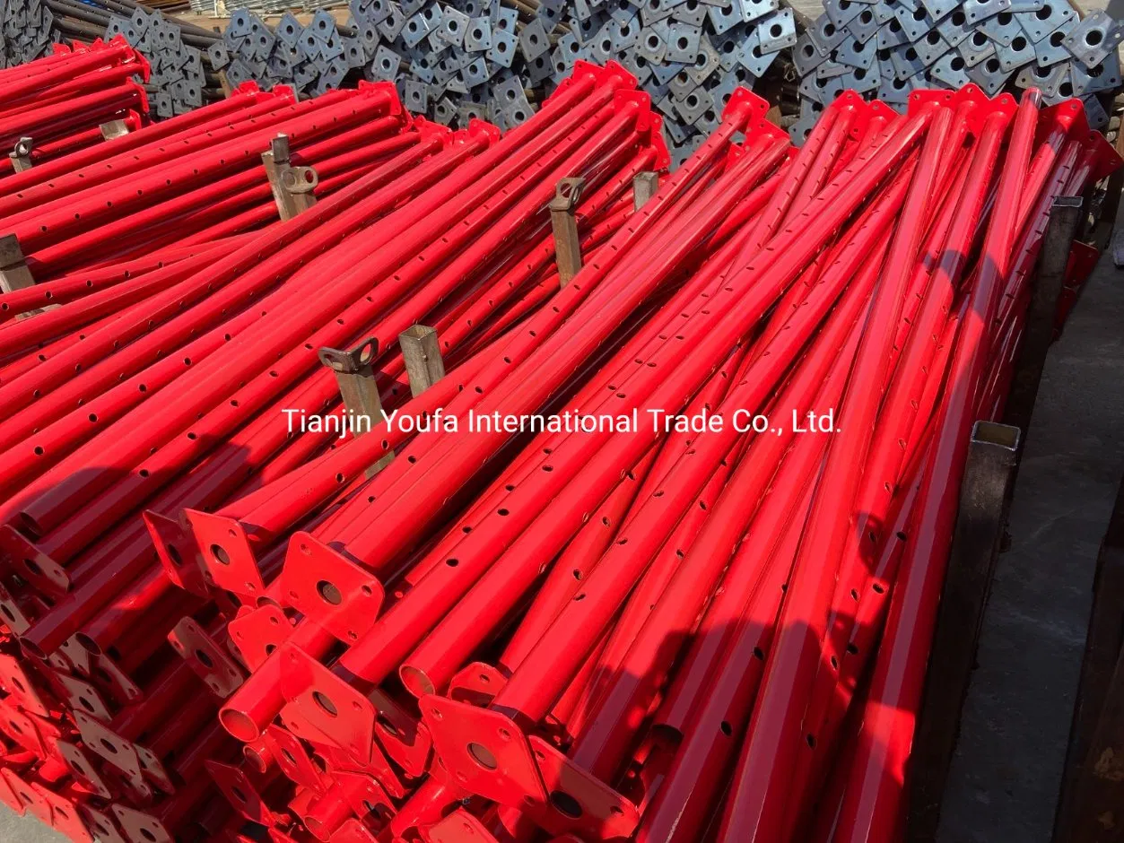 Adjustable Steel Props Painted Shoring Building Jacks for Construction Spanish Prop