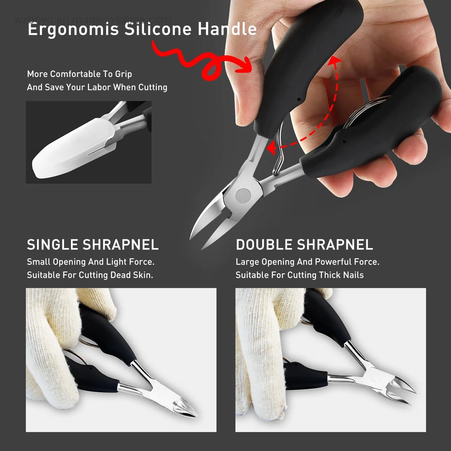 Nail Clipper and Toe Clipper for Thick Nail