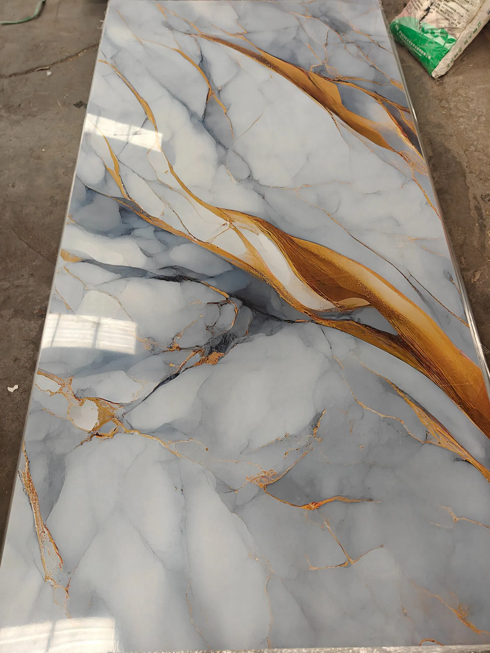 High Gloss Panels Beautiful Resilient Ideal for Homes PVC UV Marble