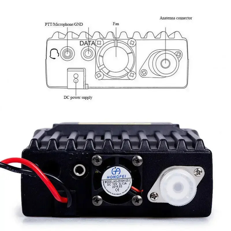 Мобильная радиостанция QYT KT-8900D 25W, двойной диапазон