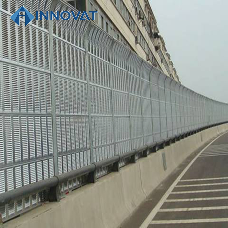 High Quality Transparent Metal Noise Barrier Road Outdoor Noise Fencing Wall