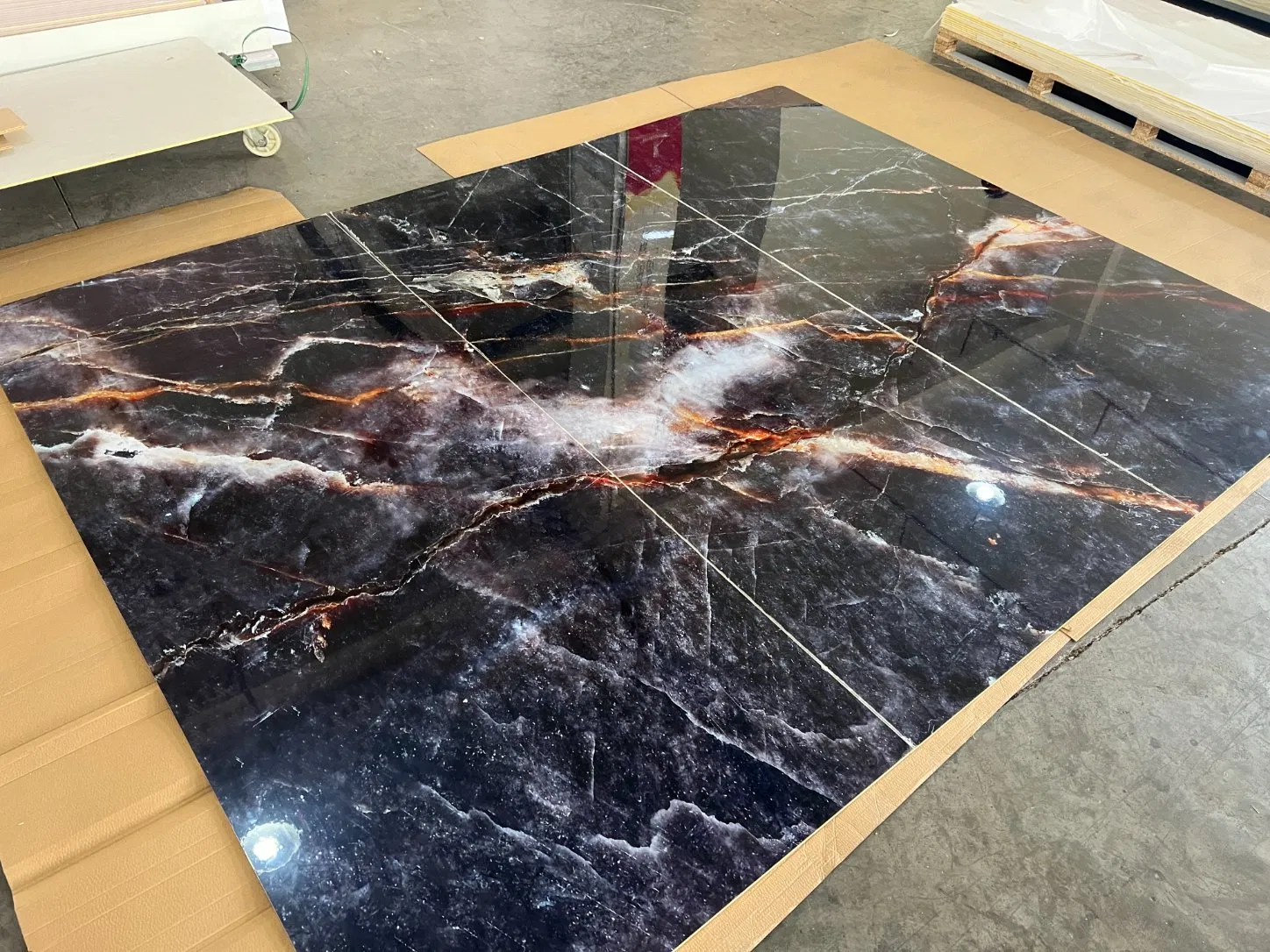 High Glossy UV PVC Marble Sheet Wall Panel Interior Decoration Wall Panel
