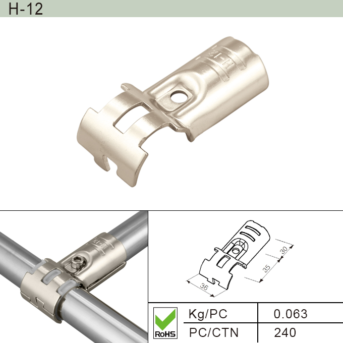 Rust-Proof Metal Joint for Lean Pipe System (H-12)