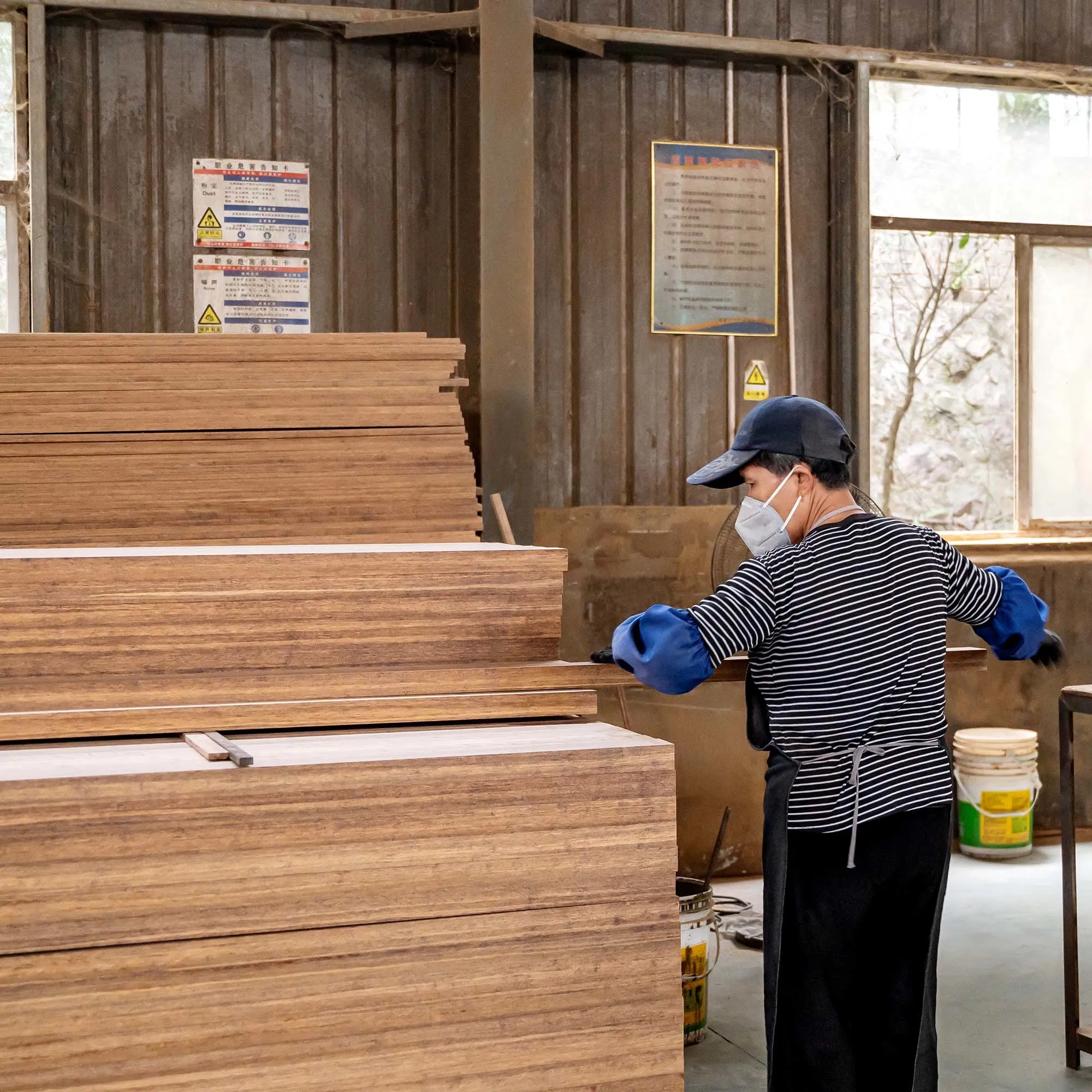 Bamboo Outdoor Joist Supporting Decking Keel