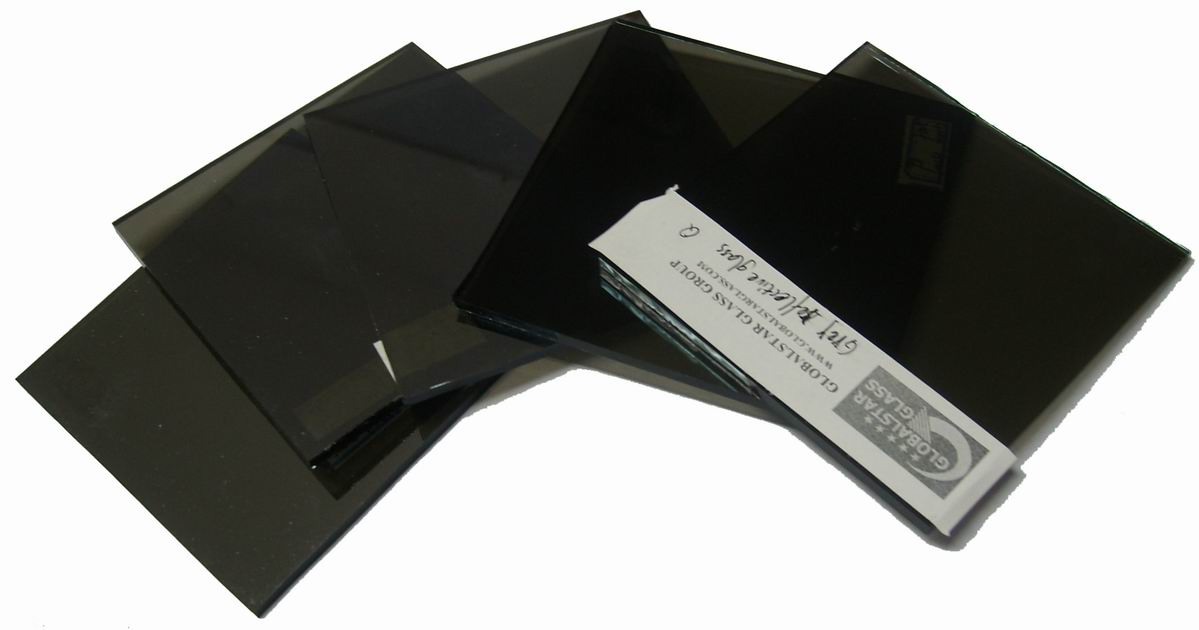 5mm & 5.5mm&6mm Black Glass, Dark Grey Tinted/Reflective Glass
