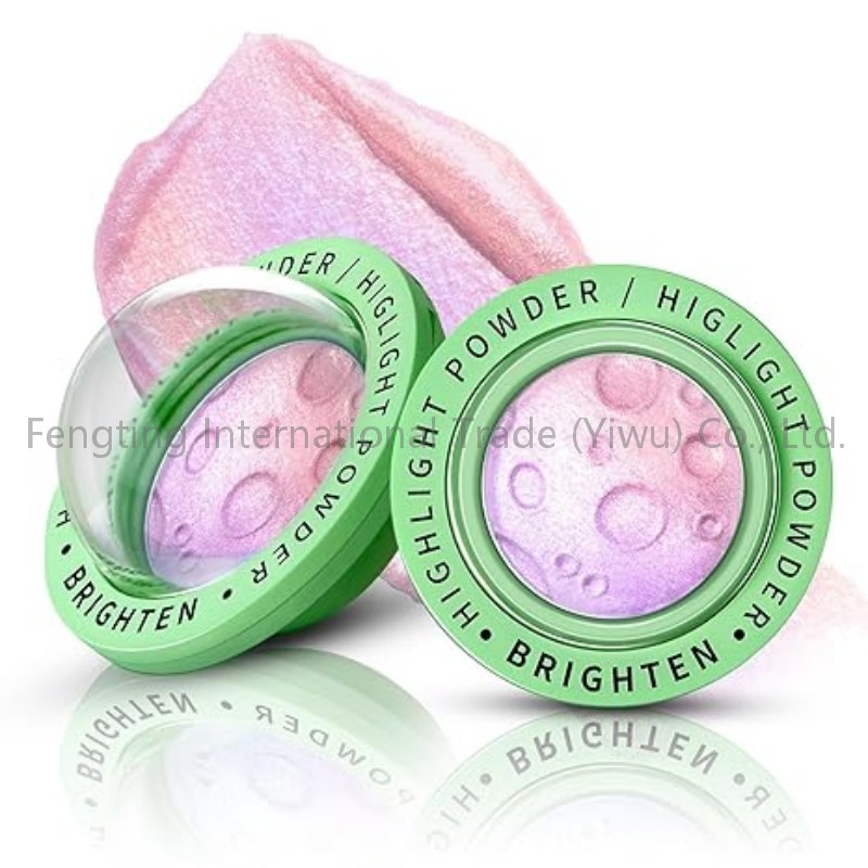 Lunar Glow Face Highlighter, Chamele on Glitter Shimmer Body Cheek Eye Highlighter, Sparkle Shifting Silky Creamy Illuminator