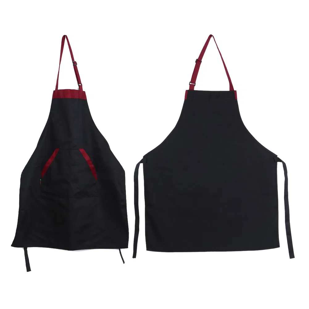 Custom Kitchen Apron Women Hanging Neck Canvas Waterproof Apron