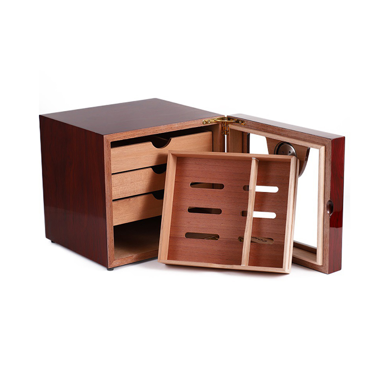 Cigars Commercial Black Wholesale De Cigare Humidors Under Counter Box Cedar Locker Beech Wood Scotte Cigar Humidor