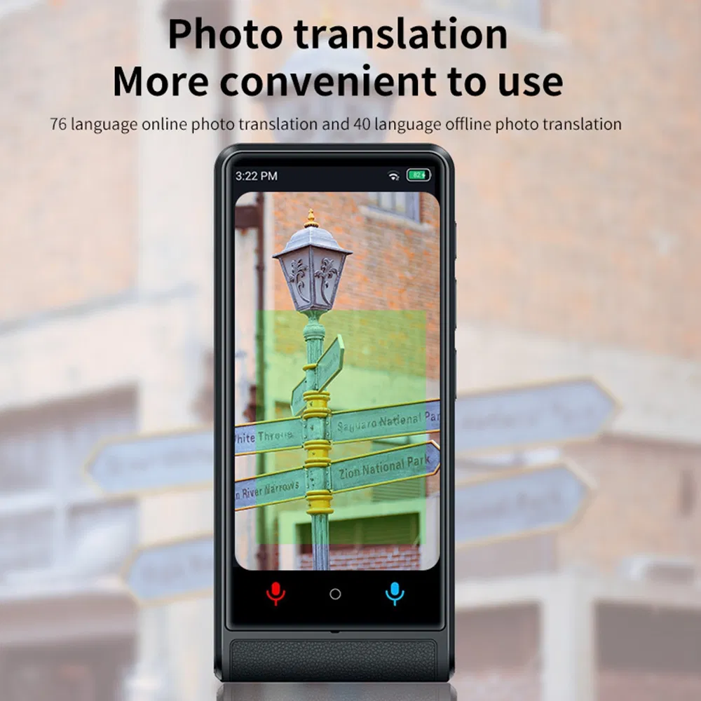 Голосовой переводчик M13 Smart, 138 языков, Wi-Fi, черный