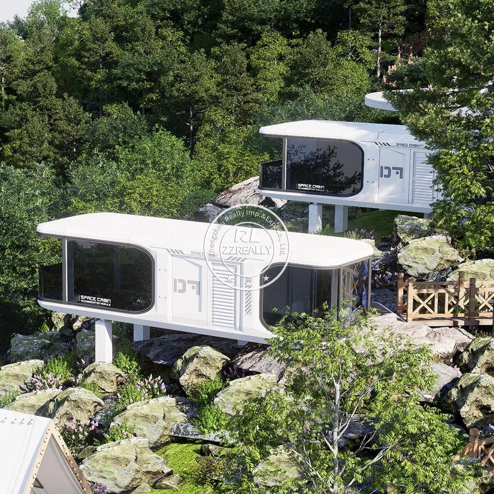 Prefabricated House with Factory Price OEM Prefab Portable Mobile House Space Capsule House
