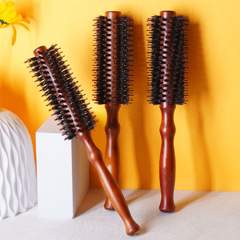 Manufacturers Wholesale Custom Wooden Handle Hair Tools Styling Comb Curling Comb