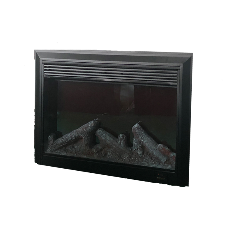 29 Inch 1500W Black Wall Mounted Heated Electric Fireplace (EMP-002)