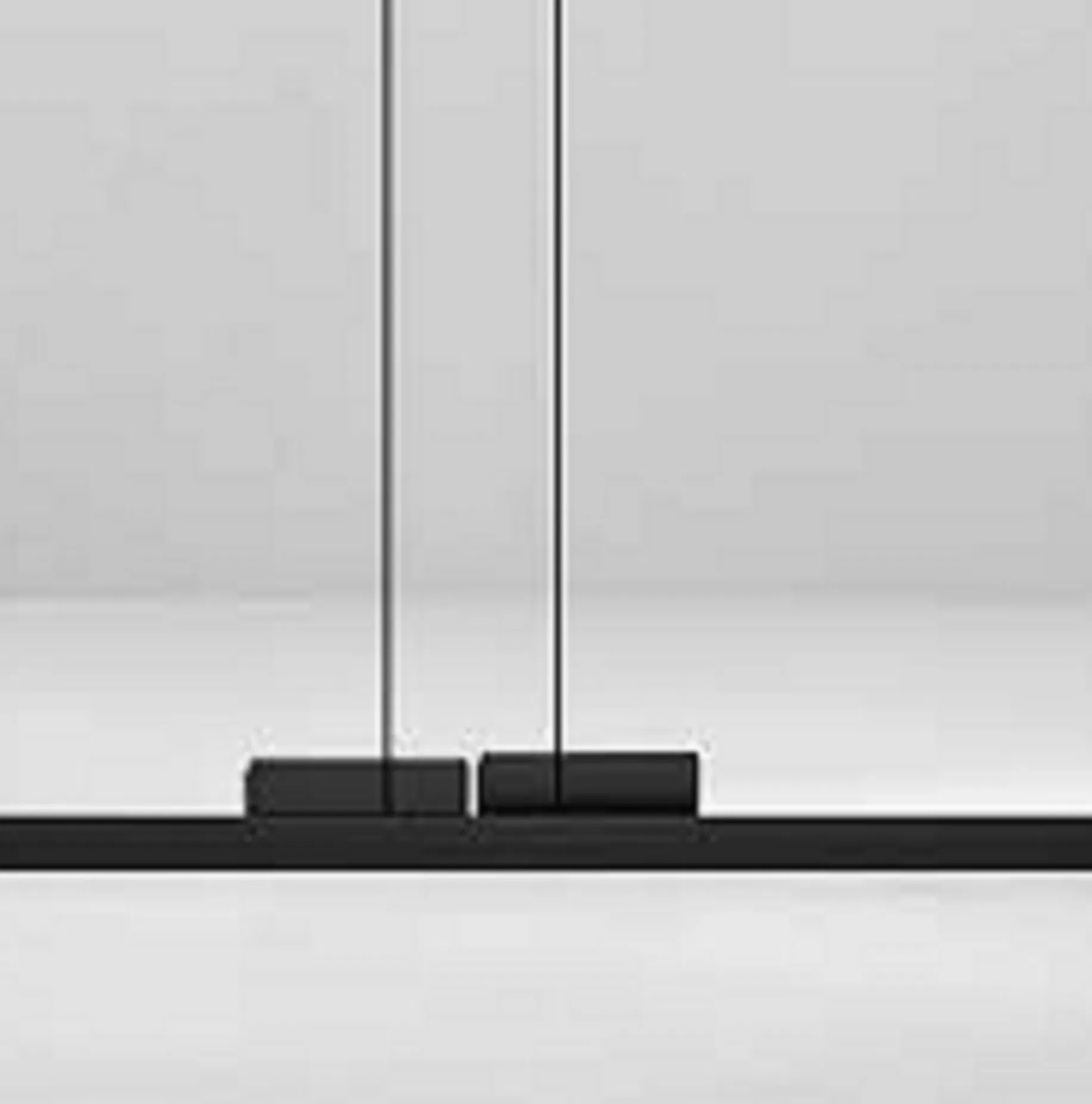 Modern Sliding Shower Door with Elegant Faucet Design